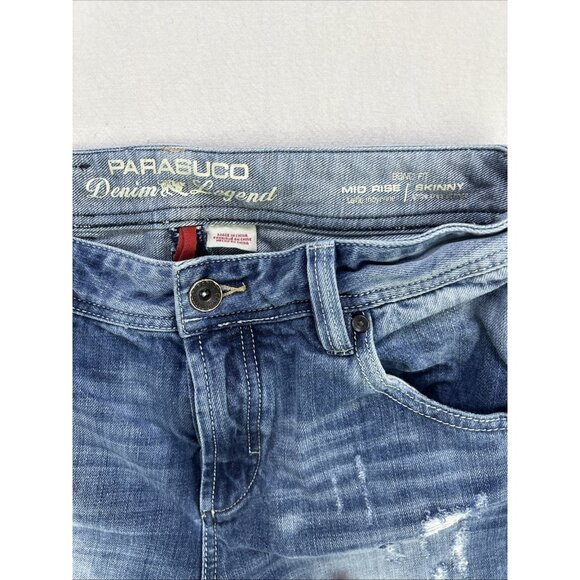 Parasuco Jeans Men’s Size 30 X 32 Bono Fit Mid Rise Skinny Distressed - Picture 12 of 14